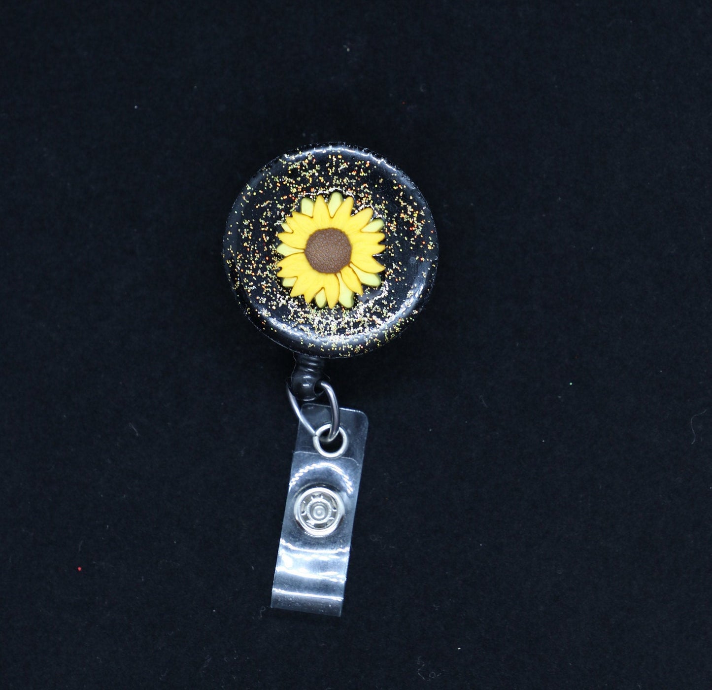 Sunflower Nurse Badge Reel