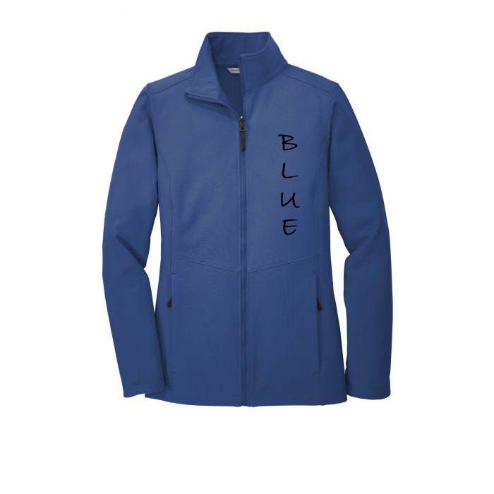 Personalized Soft Shell Women's Jacket: Water Resistant Embroidered Coat