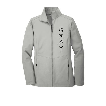 Personalized Soft Shell Women's Jacket: Water Resistant Embroidered Coat