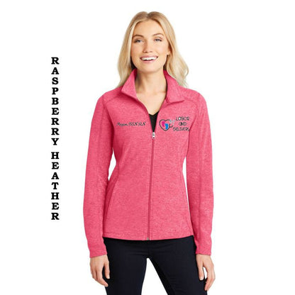 Microfleece Women's Jacket: Personalized RN, NP, RT Design