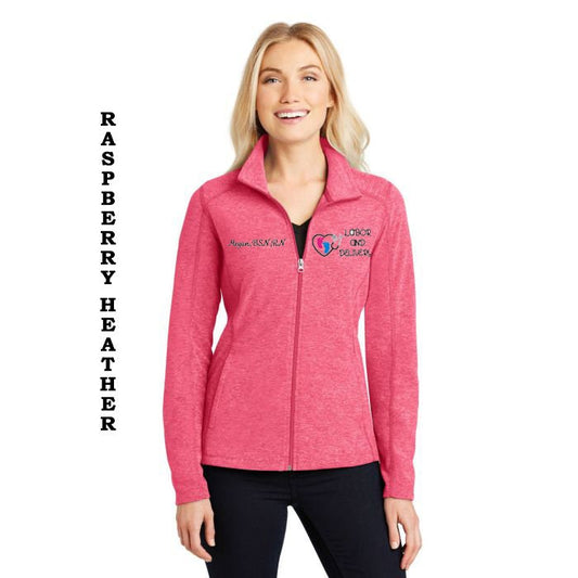 Microfleece Women's Jacket: Personalized RN, NP, RT Design