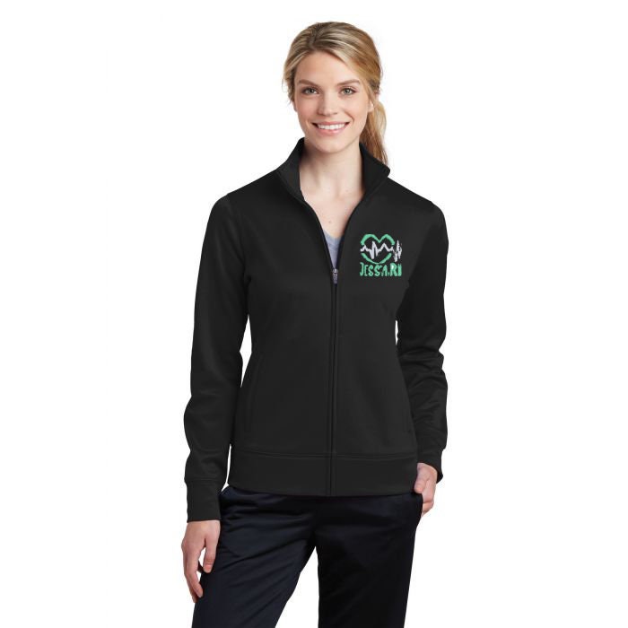 Custom Embroidered Fleece Nurse Jacket, RN, NP, RT