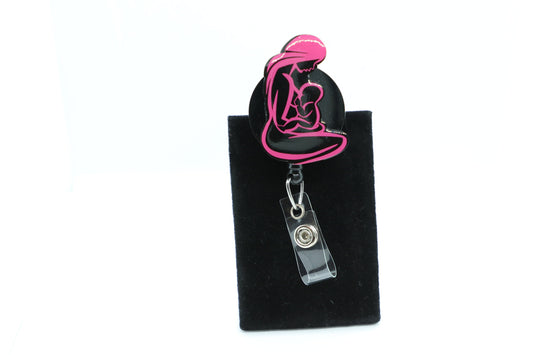Mother Baby Silhouette Badge Reel - L&D Nurse Gift
