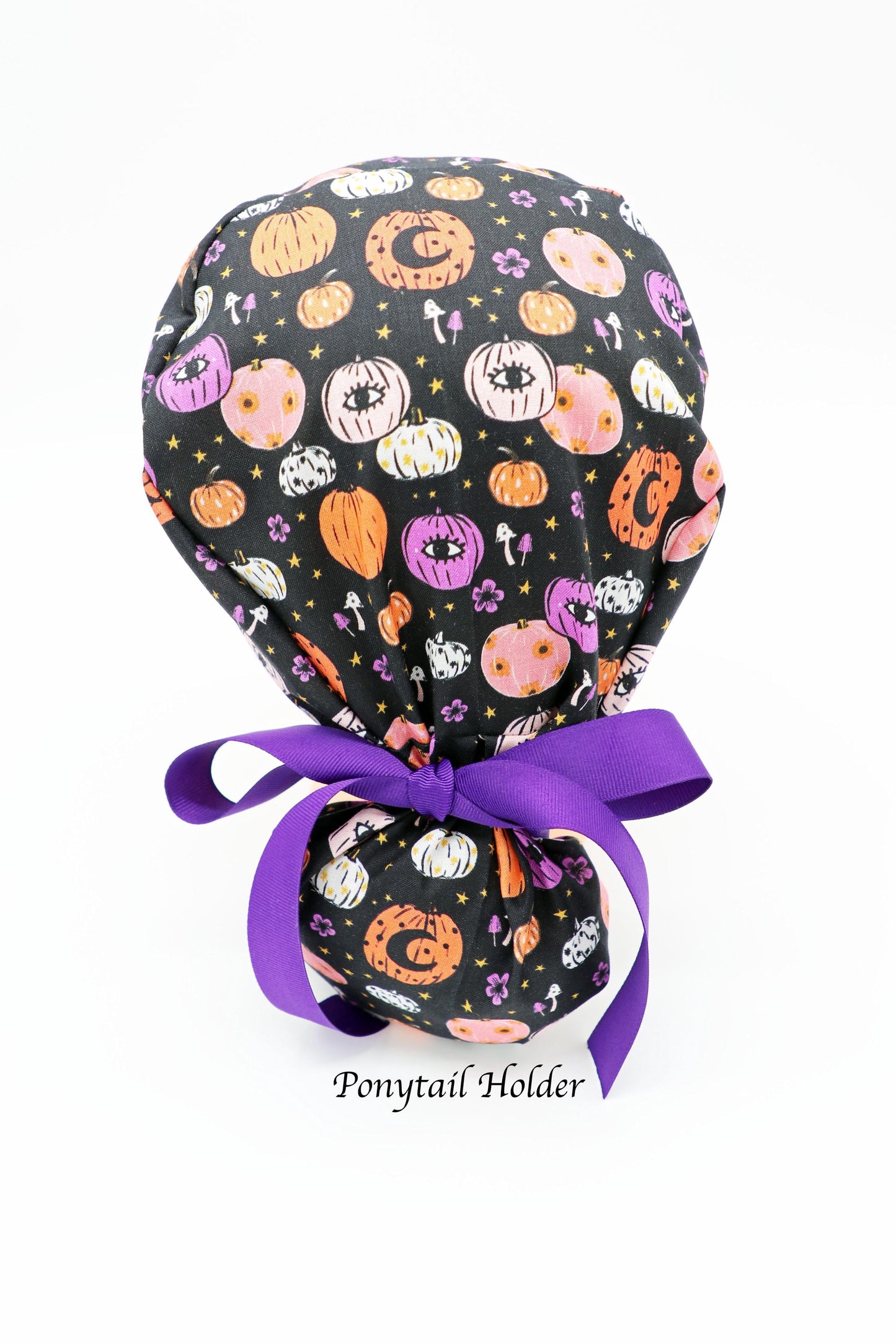 Ponytail Holder Scrub Cap