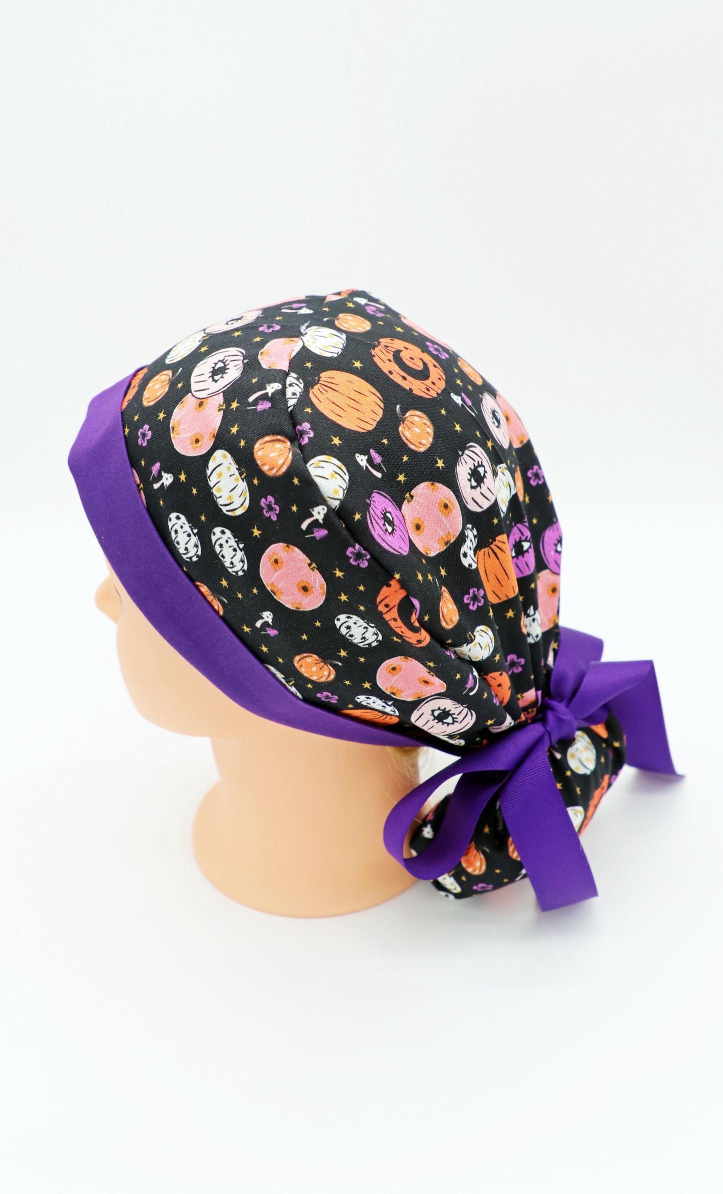 Ponytail Scrub Cap