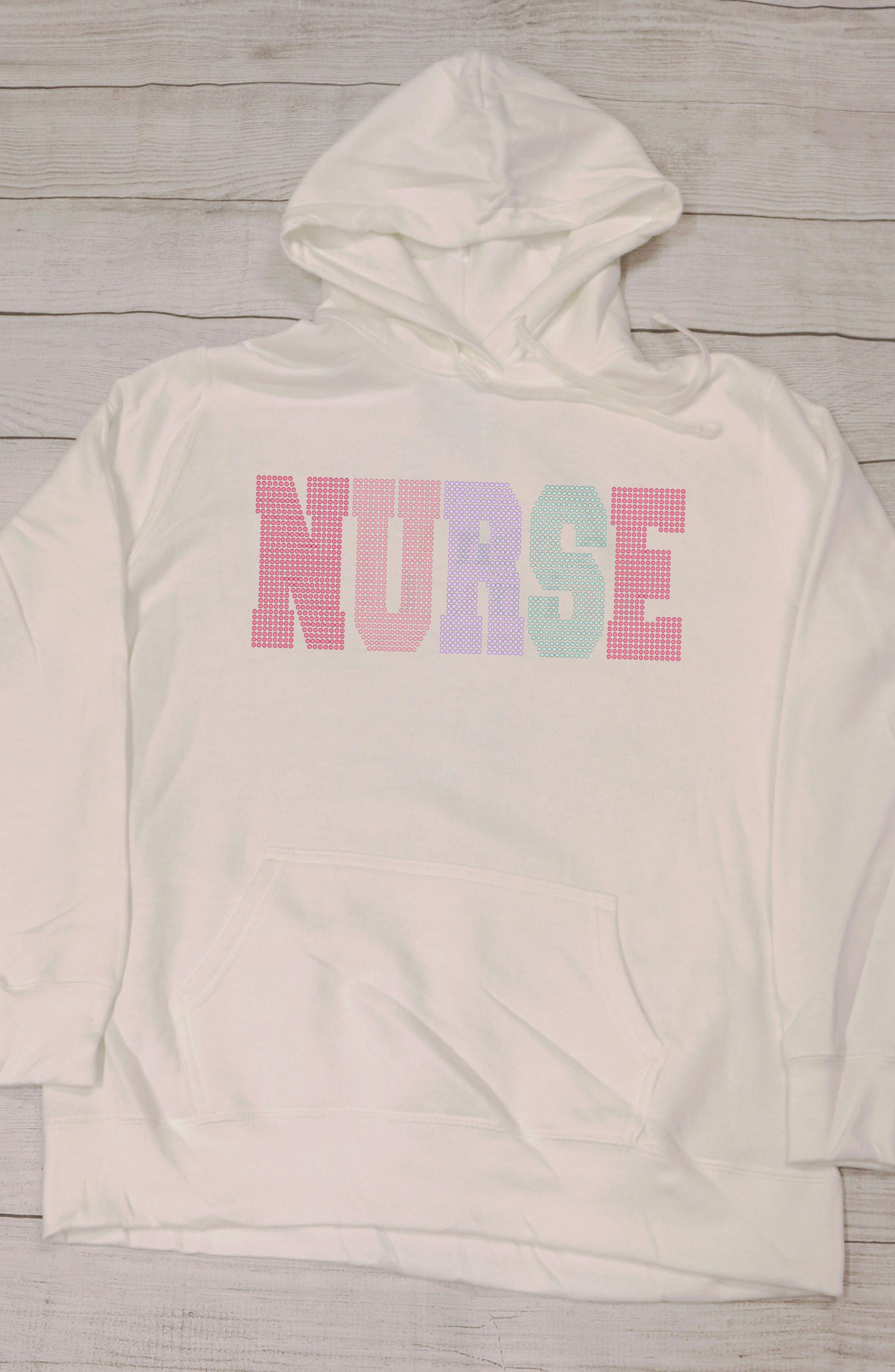 Nurse Sweatshirt, RN Hooded Sweatshirt, Nurse, RN Gift, RN Graduation Gift,
