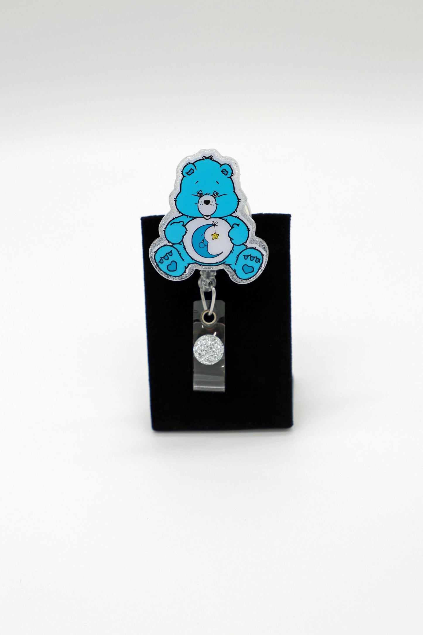 Sleepy Bear Badge Reel, Night Shift Badge Reel, Bedtime Bear, RN Badge Reel, Nurse Badge Reel, Registered Nurse Badge Reel, Cute Badge Reel