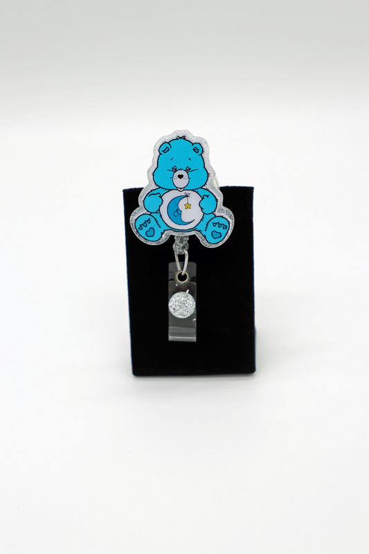 Sleepy Bear Badge Reel, Night Shift Badge Reel, Bedtime Bear, RN Badge Reel, Nurse Badge Reel, Registered Nurse Badge Reel, Cute Badge Reel