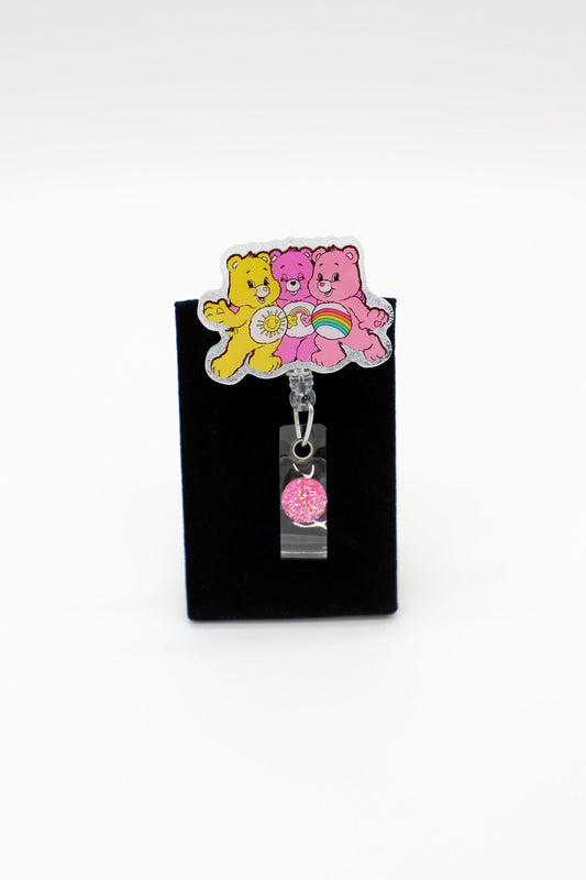 Cute Bear Badge Reel, Sunshine Bear Badge Reel, RN Badge Reel, Nurse Badge Reel, Fun Badge Reel, Registered Nurse Badge Reel,