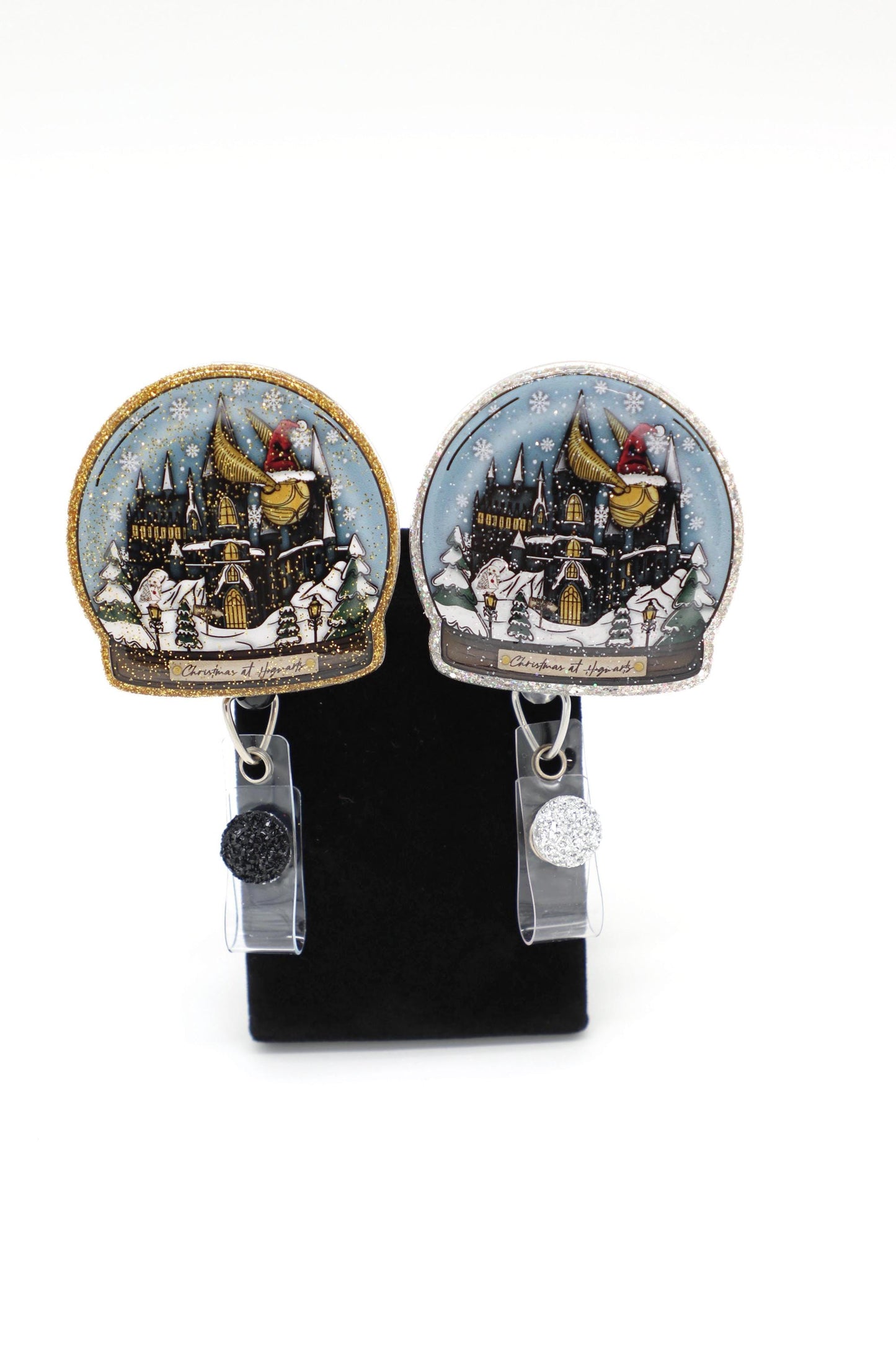 Wizardly Christmas Badge Reel, Christmas Badge Reel, RN Badge Reel