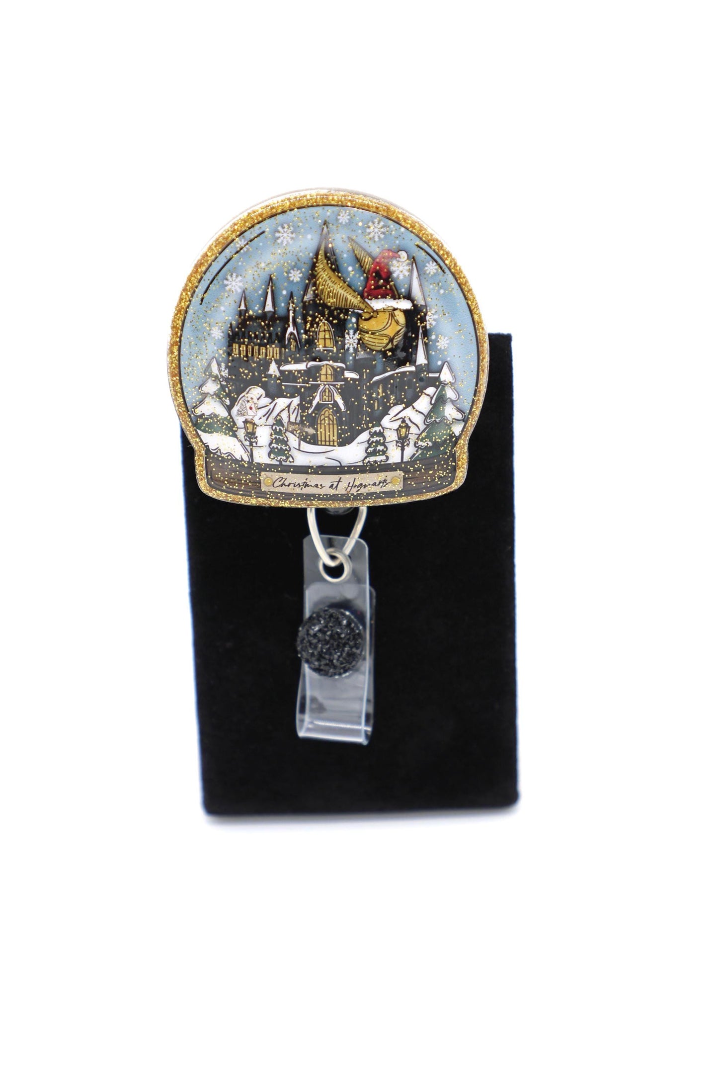 Wizardly Christmas Badge Reel, Christmas Badge Reel, RN Badge Reel