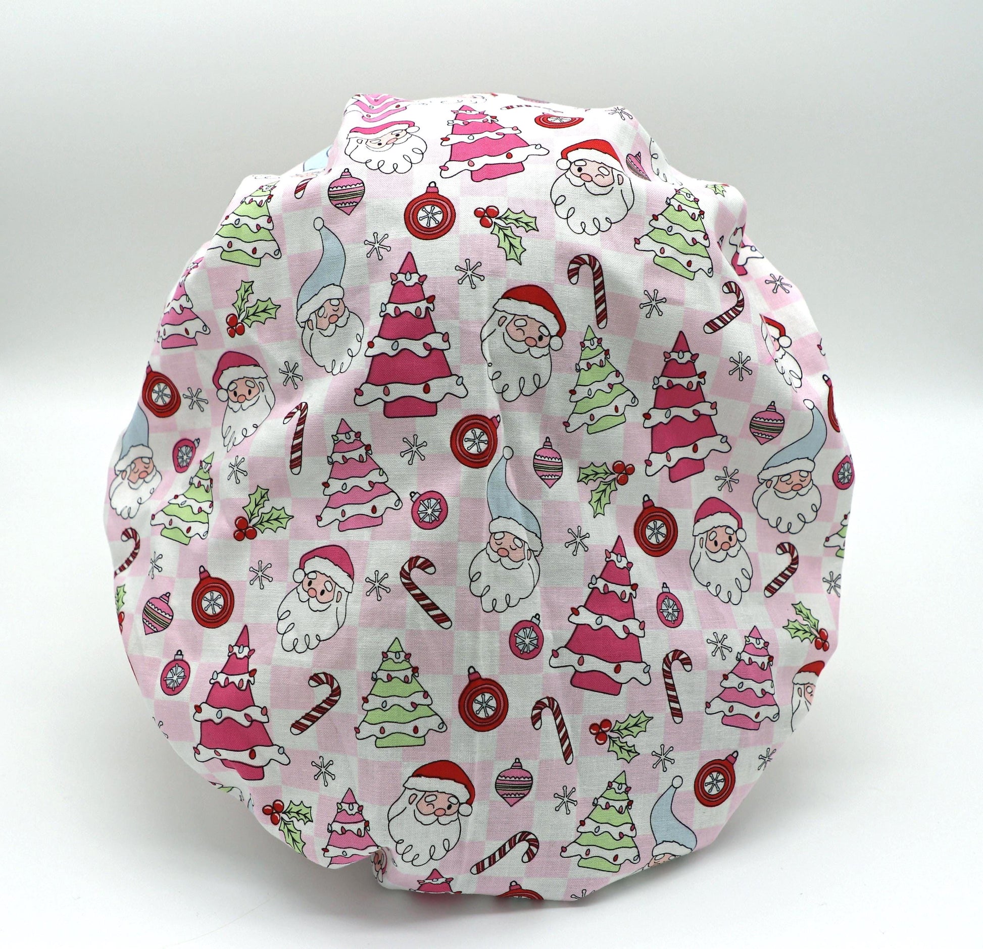 Bouffant Nurse Scrub Cap, Ponytail Holder Scrub Cap, Personalized Scrub Cap, Personalized Bouffant, RN Scrub Cap, Christmas Scrub Cap