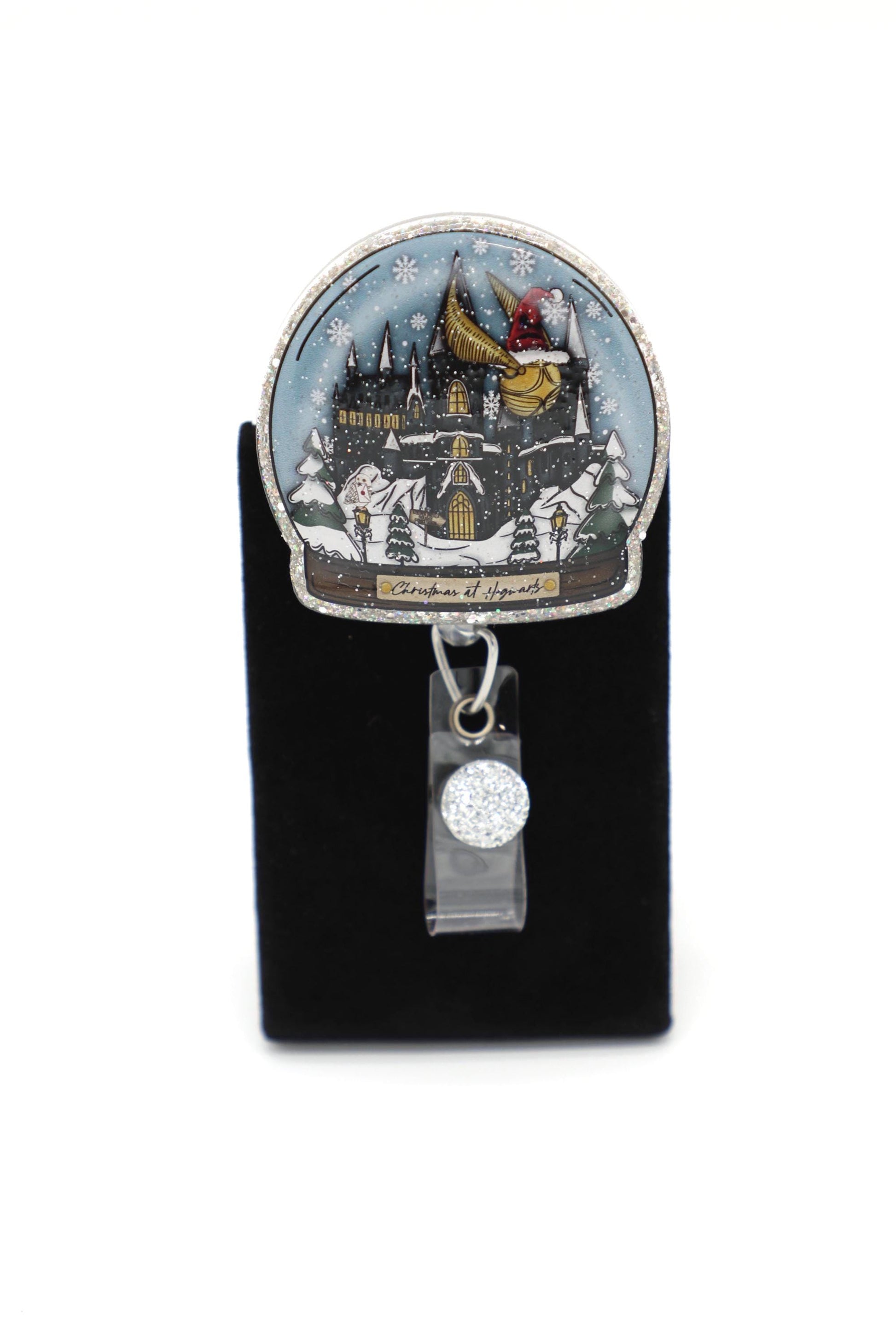 Wizardly Christmas Badge Reel, Christmas Badge Reel, RN Badge Reel