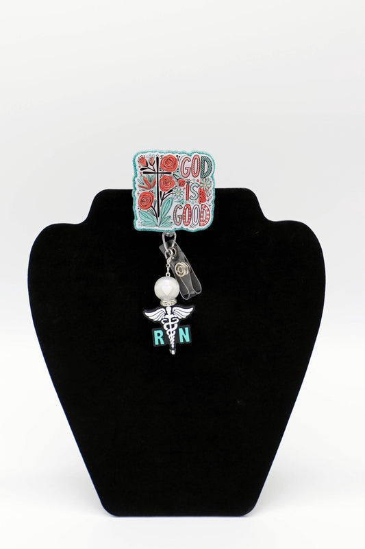 God is Good Badge Reel, RN Badge Reel, Faith Based Badge Reel