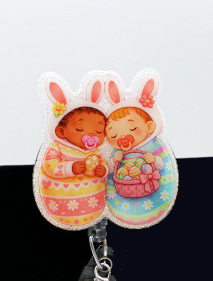 NICU Babies, Easter, Nurse Badge Reel, RN Badge Reel, L&D Badge Reel, OB Badge Reel
