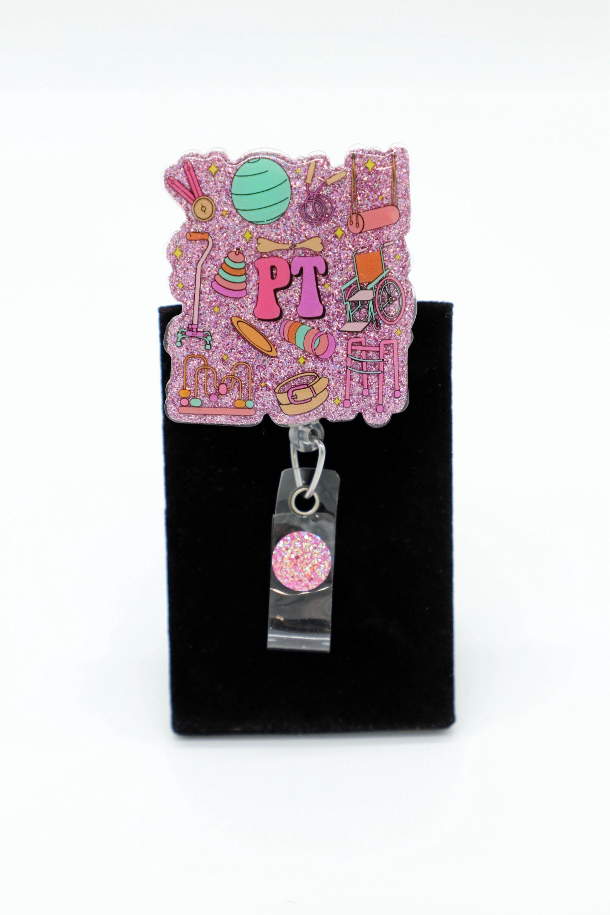 PT Badge Reel, Physical Therapist Badge Reel