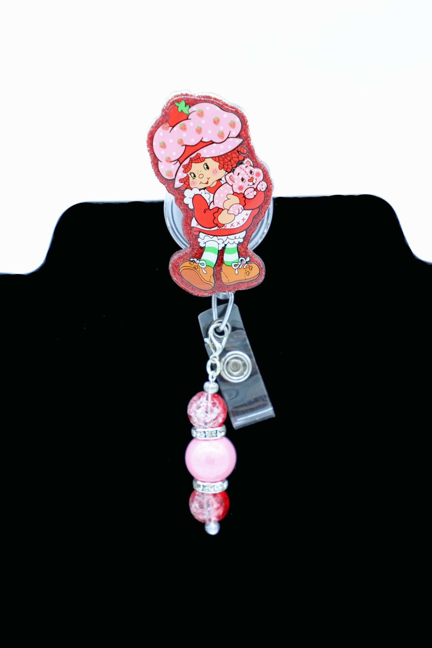 Strawberry Nurse Badge Reel, Cute Badge Reel, RN Badge Reel