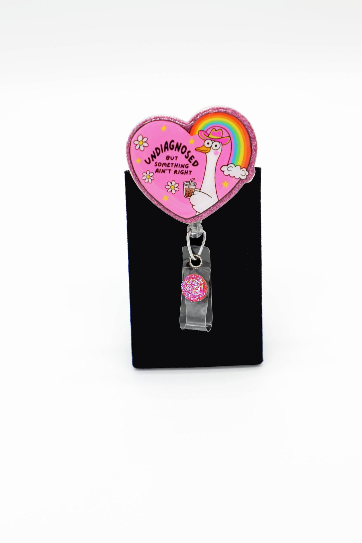 Undiagnosed But Something Ain't Right, Nurse Badge Reel, Funny Badge Reel