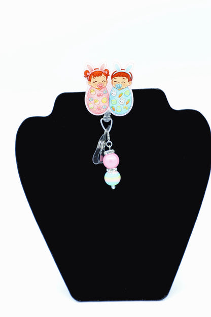 Baby Easter Themed Badge Reel