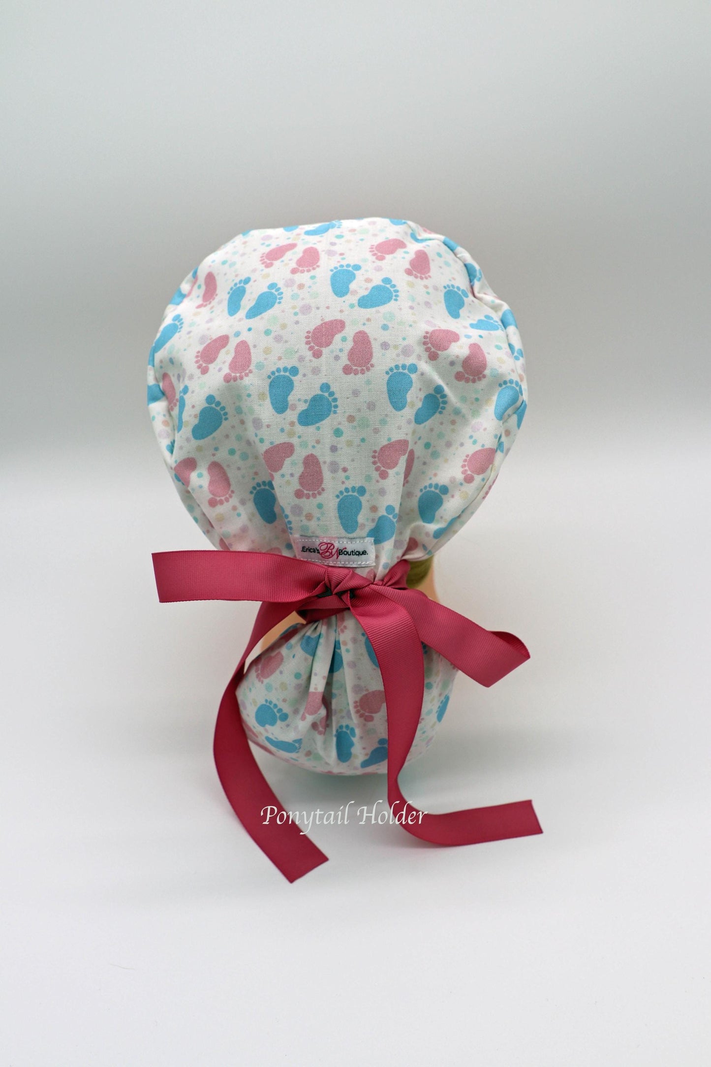 Baby Feet Scrub Cap, NICU Nurse, Labor and Delivery Nurse