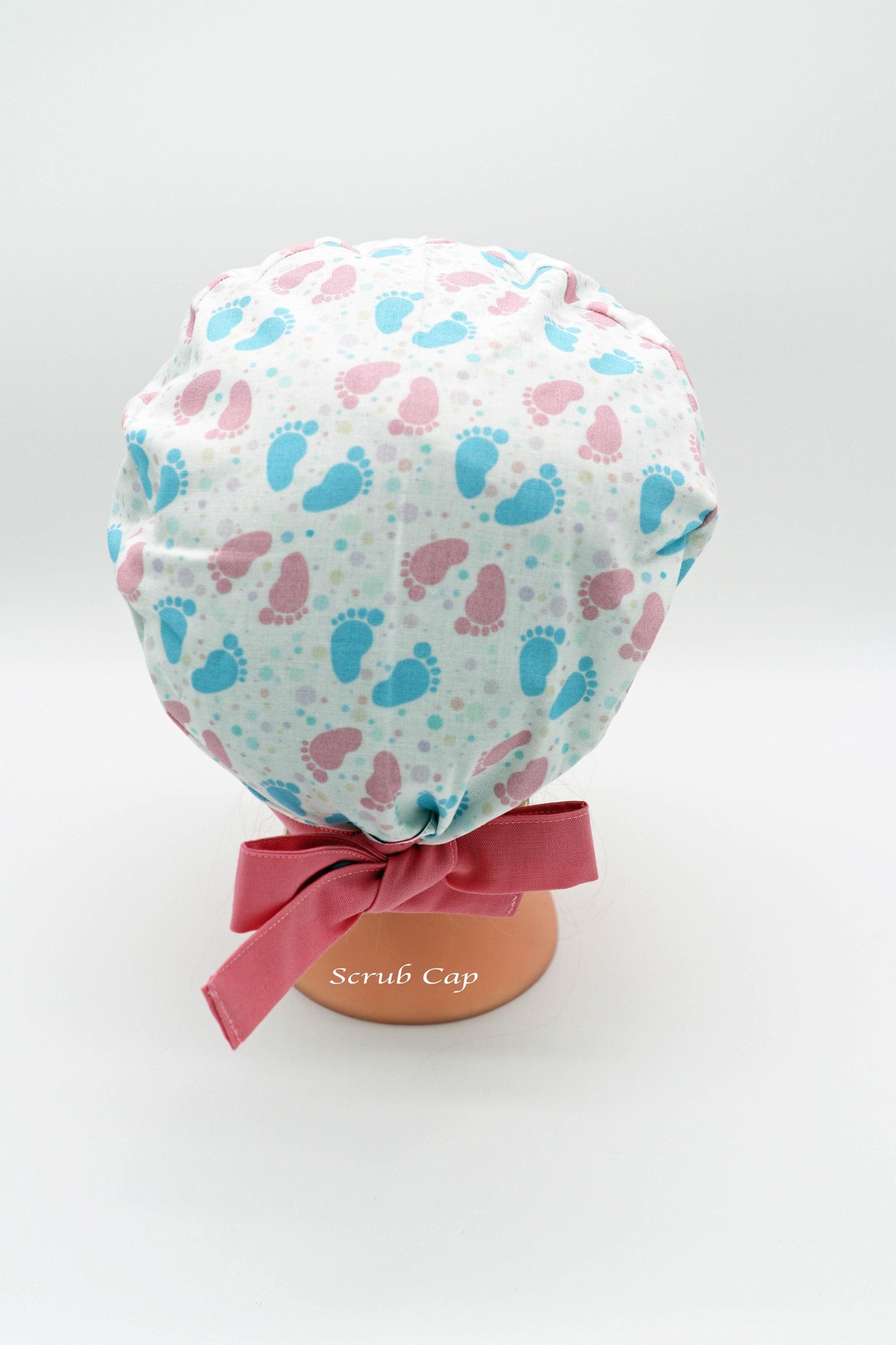 Baby Feet Scrub Cap, NICU Nurse, Labor and Delivery Nurse