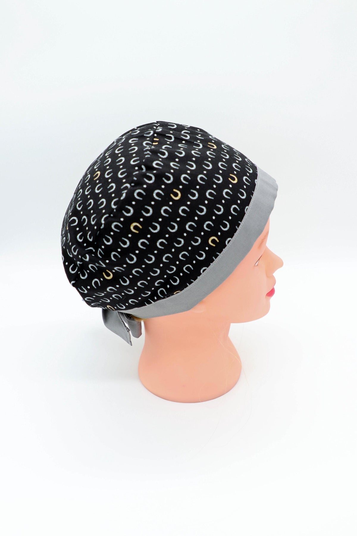 Lucky Horseshoe Nurse Scrub Cap