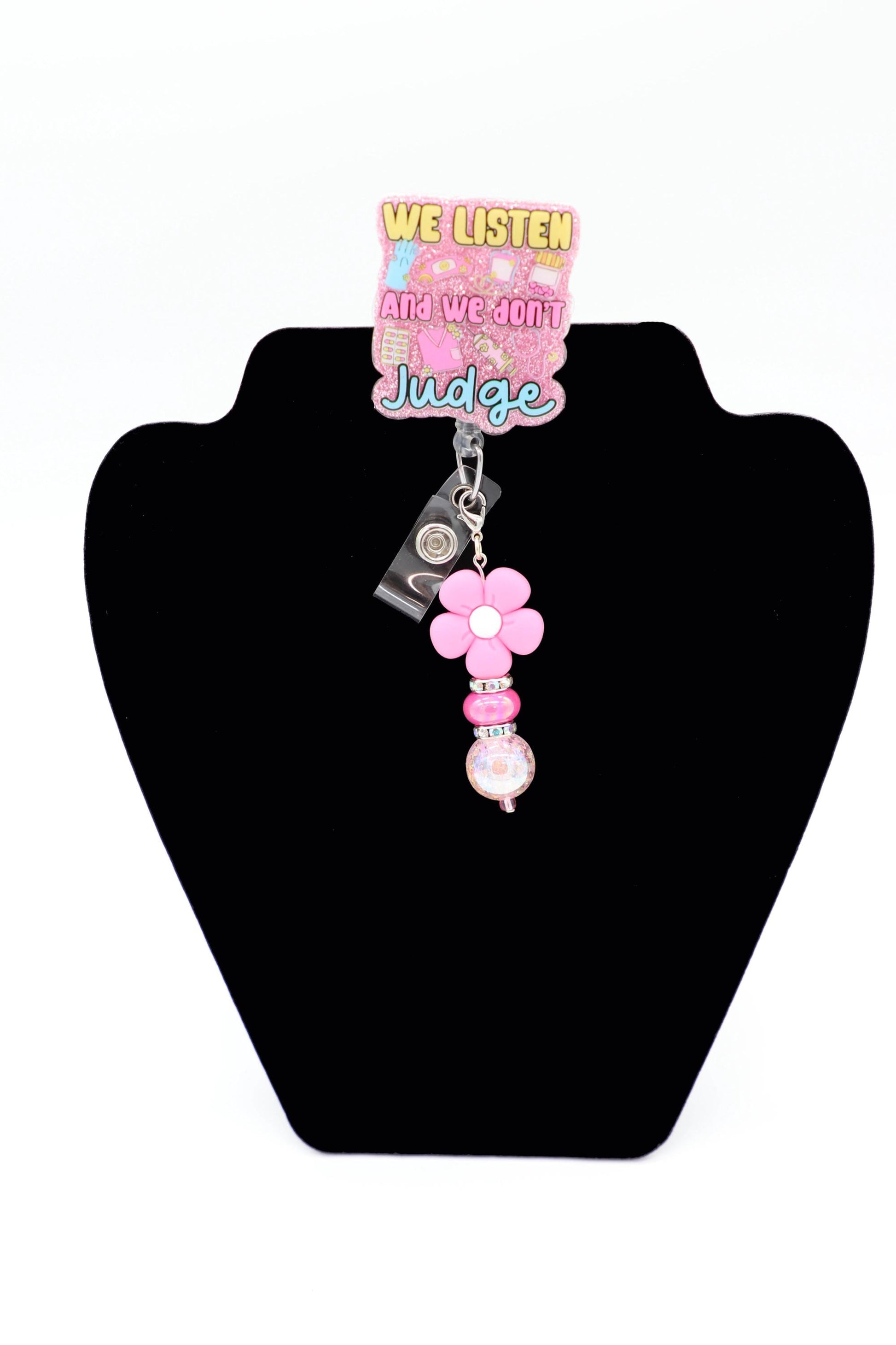 We Listen and We Don't Judge Nurse Badge Reel