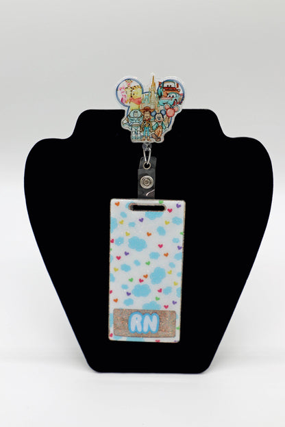 Disney Themed Badge Reel, Nurse Badge Reel