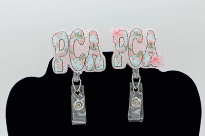 PCA Bow Badge Reel, Patient Care Assistant Badge Reel