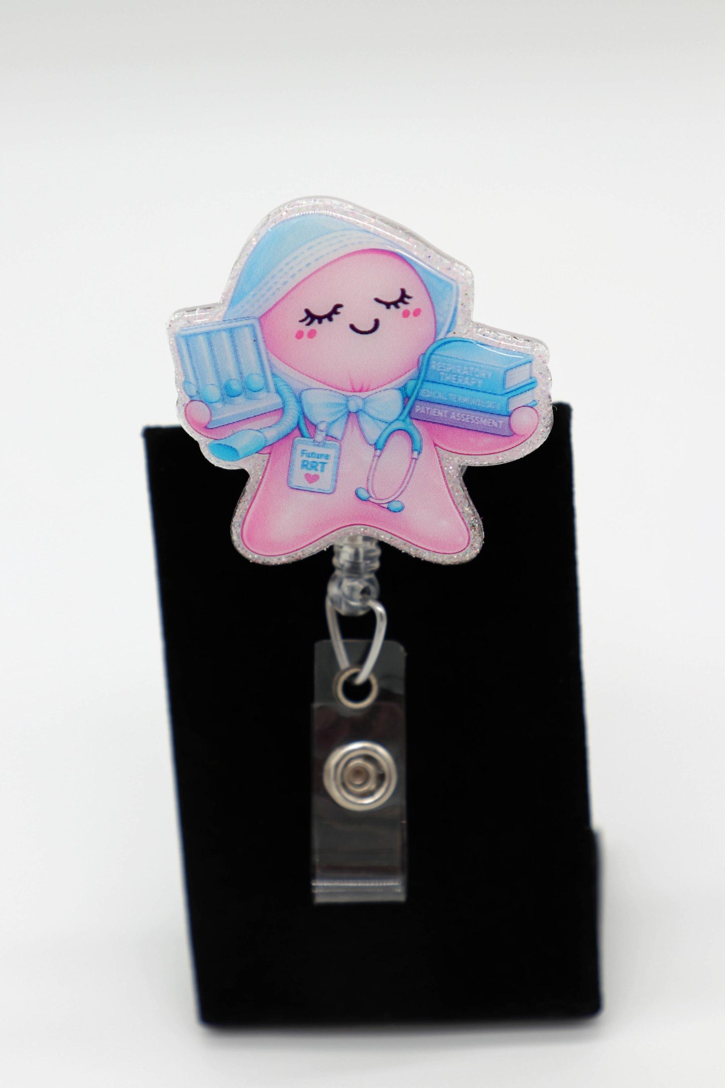 Student Respiratory Therapist Glove Baby Badge Reel