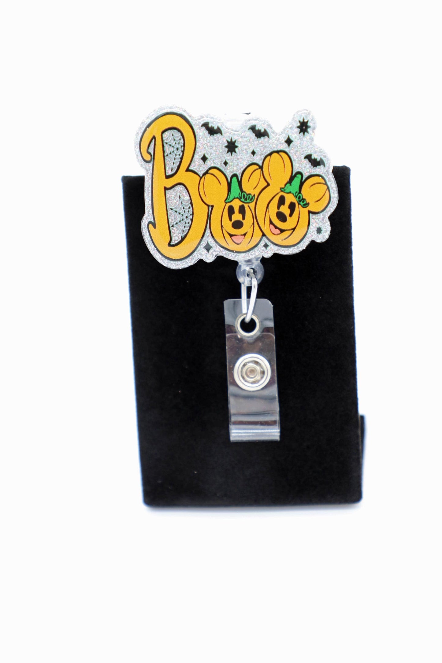 Boo Halloween Badge Reel