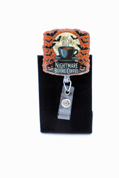 Nightmare Before Coffee Badge Reel