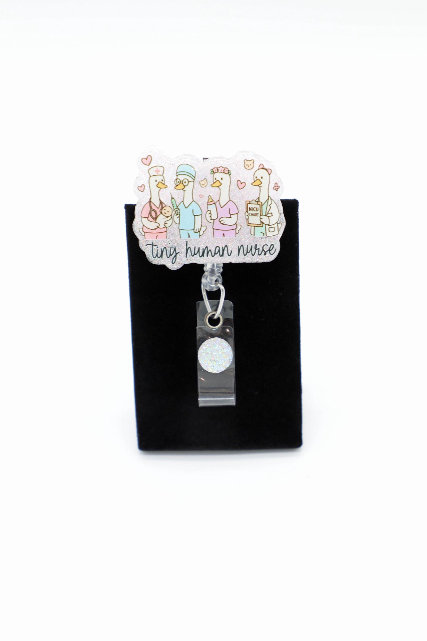 Tiny Human Nurse, NICU Nurse, Badge Reel, Mother Baby Nurse, Labor and Delivery Nurse