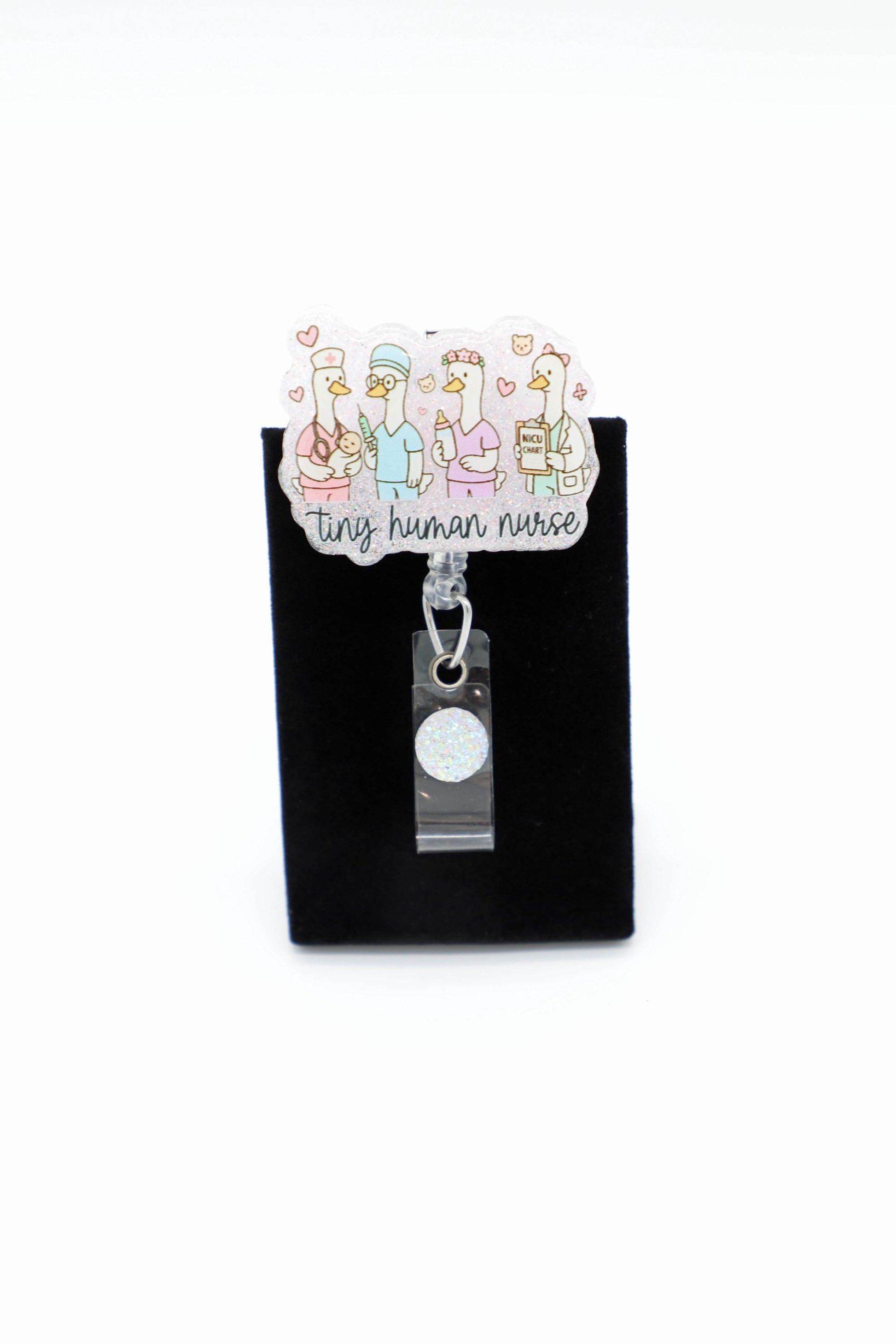 Tiny Human Nurse, NICU Nurse, Badge Reel, Mother Baby Nurse, Labor and Delivery Nurse