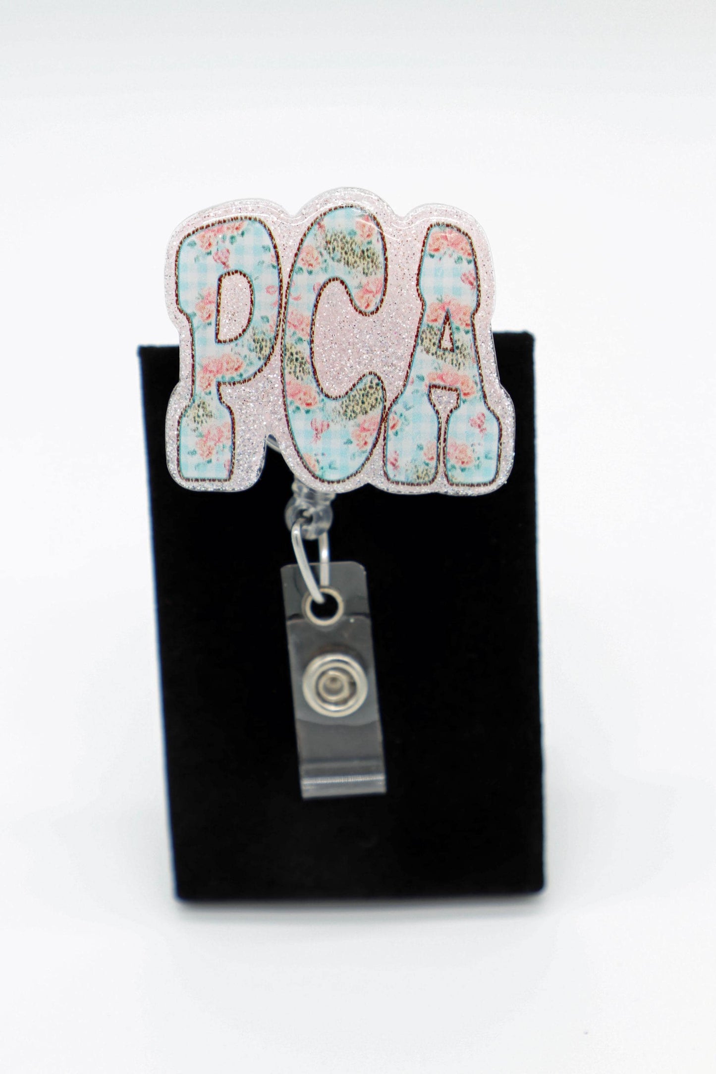 PCA Bow Badge Reel, Patient Care Assistant Badge Reel