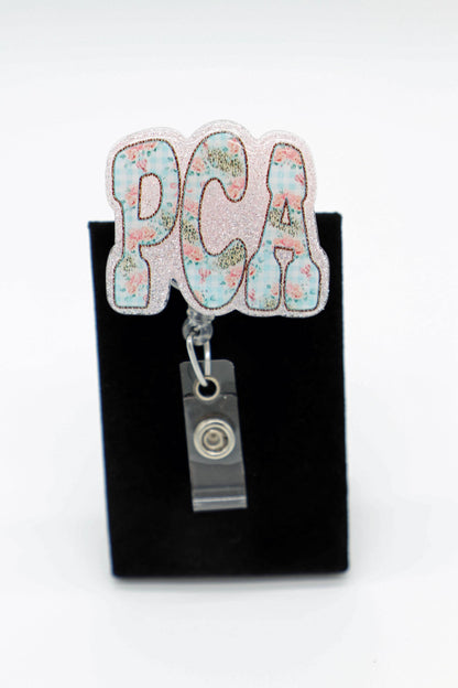 PCA Bow Badge Reel, Patient Care Assistant Badge Reel
