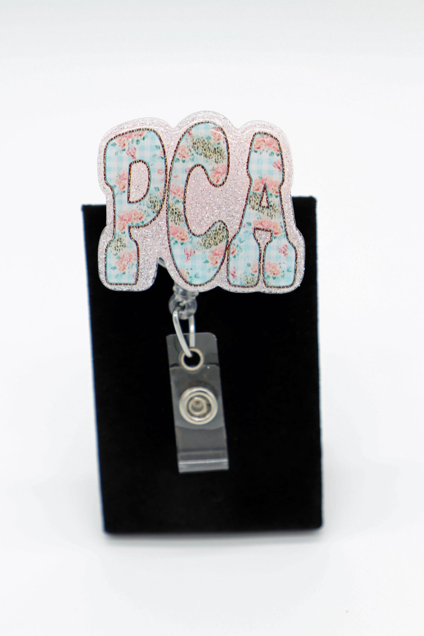 PCA Bow Badge Reel, Patient Care Assistant Badge Reel