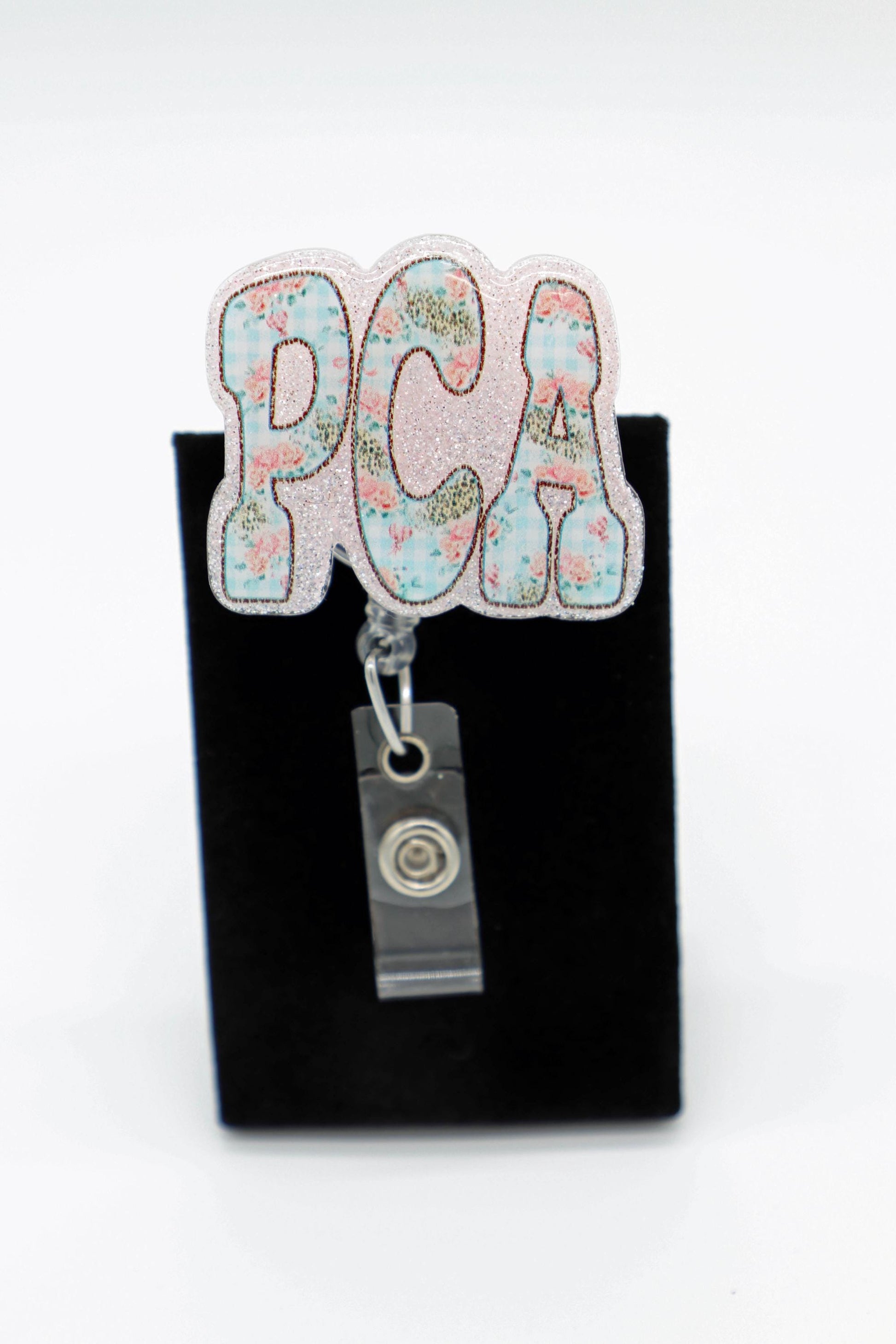 PCA Bow Badge Reel, Patient Care Assistant Badge Reel