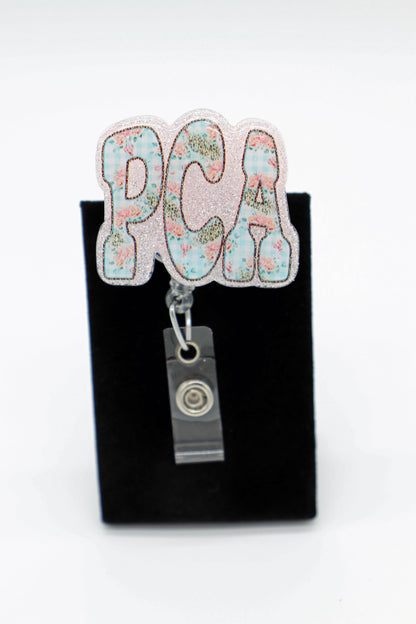 PCA Bow Badge Reel, Patient Care Assistant Badge Reel