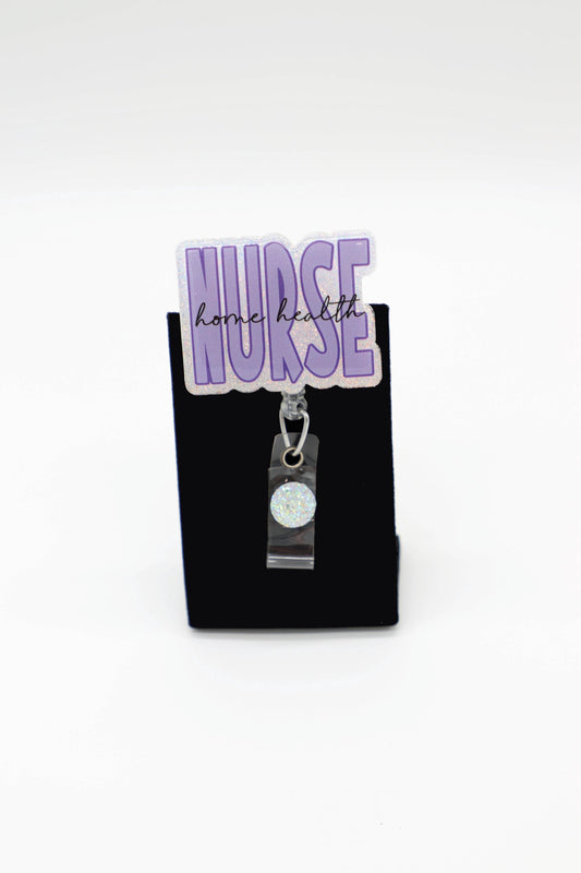 Home Health Nurse Badge Reel