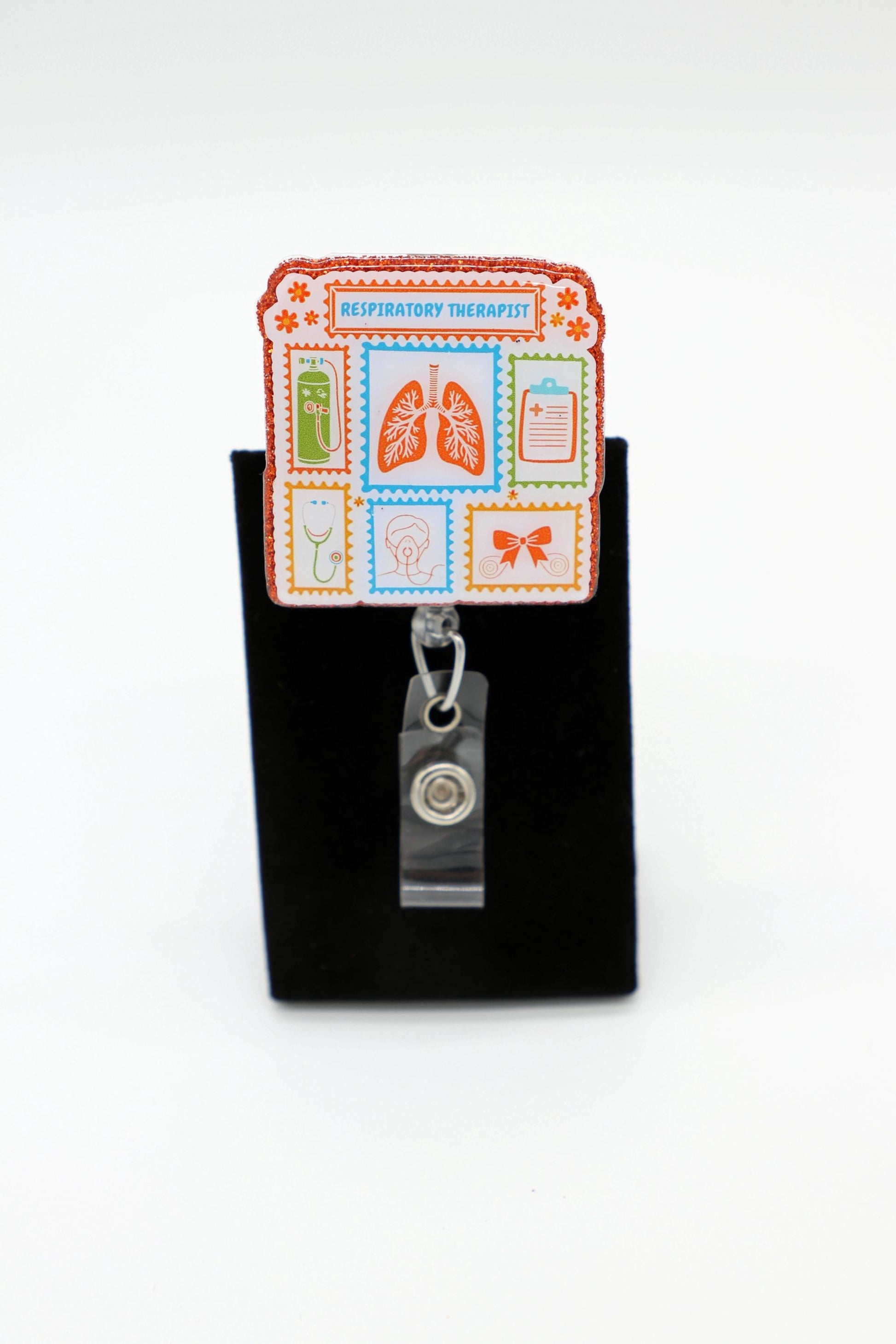 Respiratory Therapist Badge Reel, RT Badge Reel