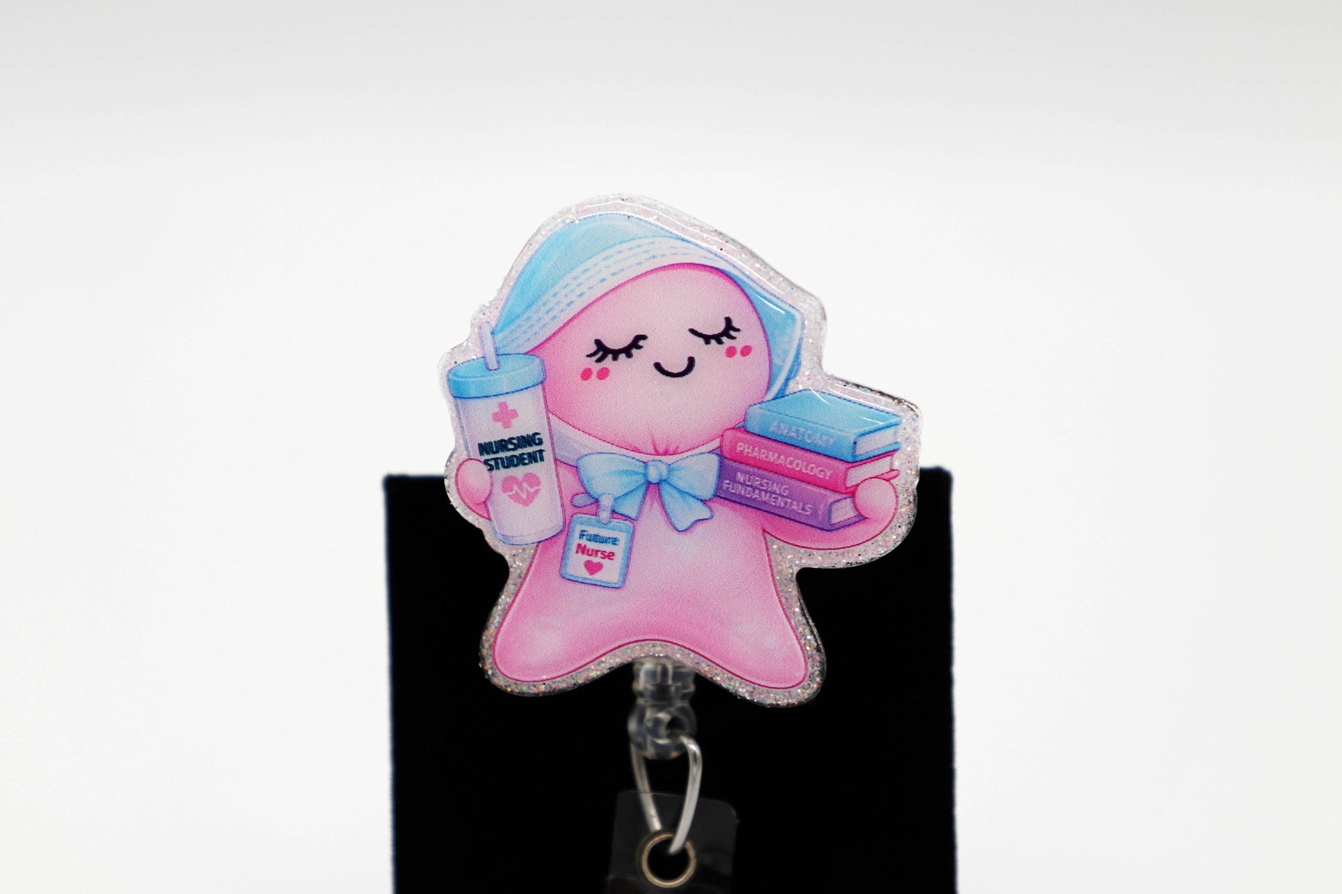 Student Nurse Glove Baby Badge Reel