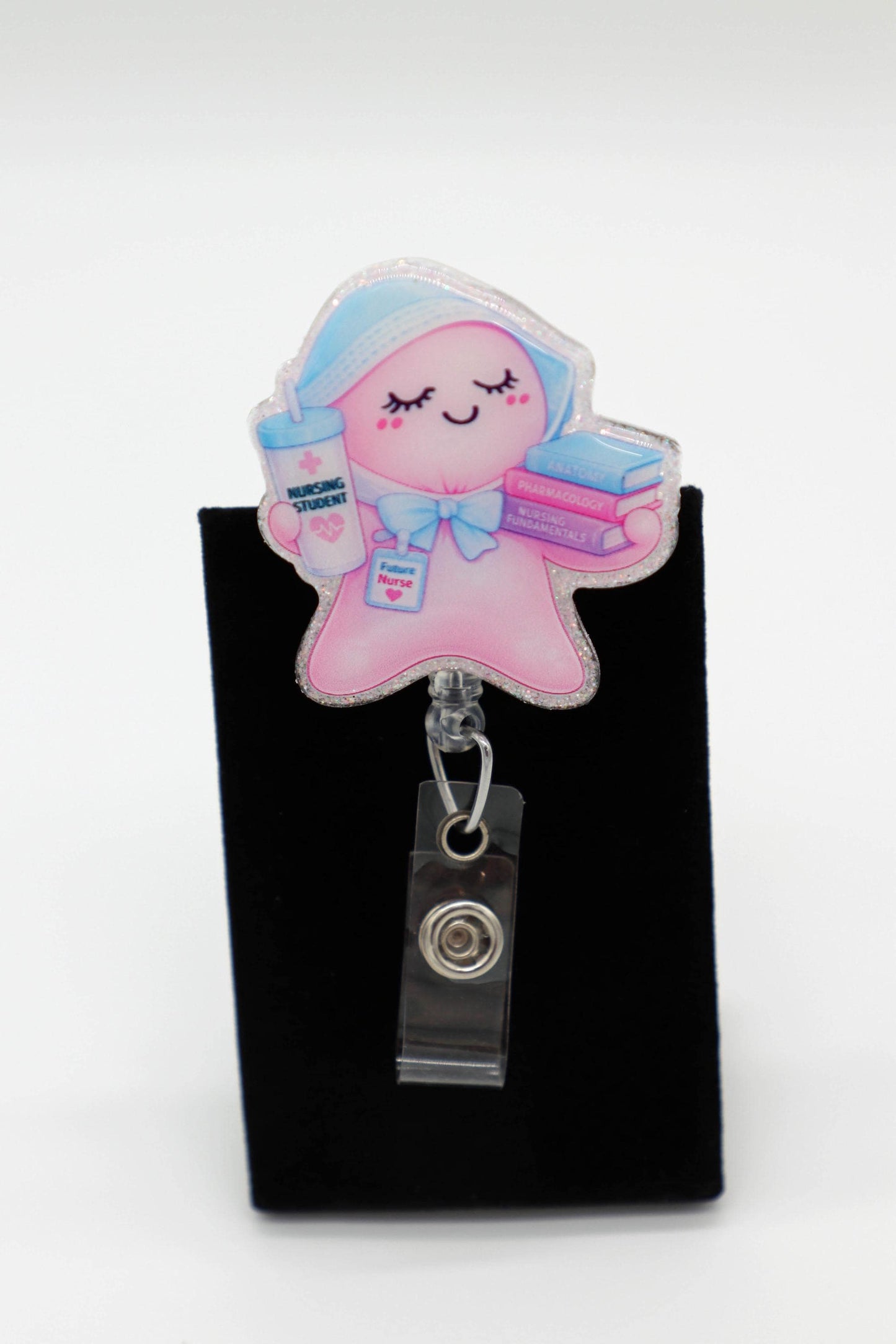 Student Nurse Glove Baby Badge Reel