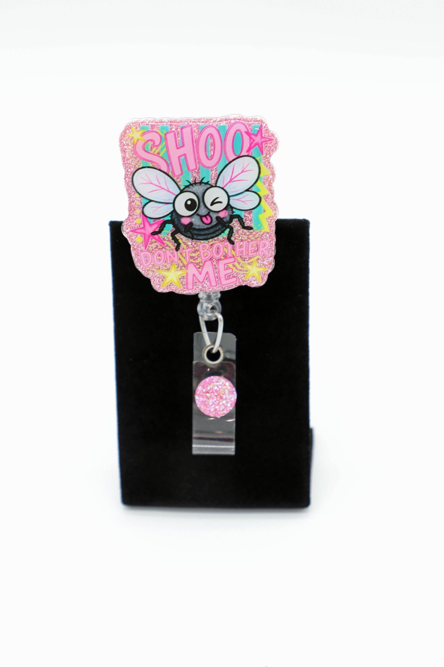 Shoo Don't Bother Me Badge Reel
