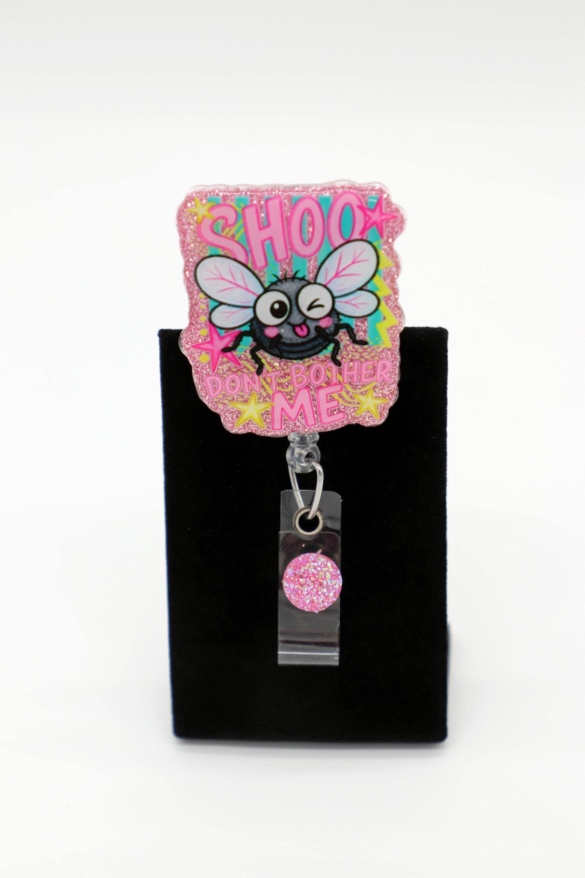 Shoo Don't Bother Me Badge Reel