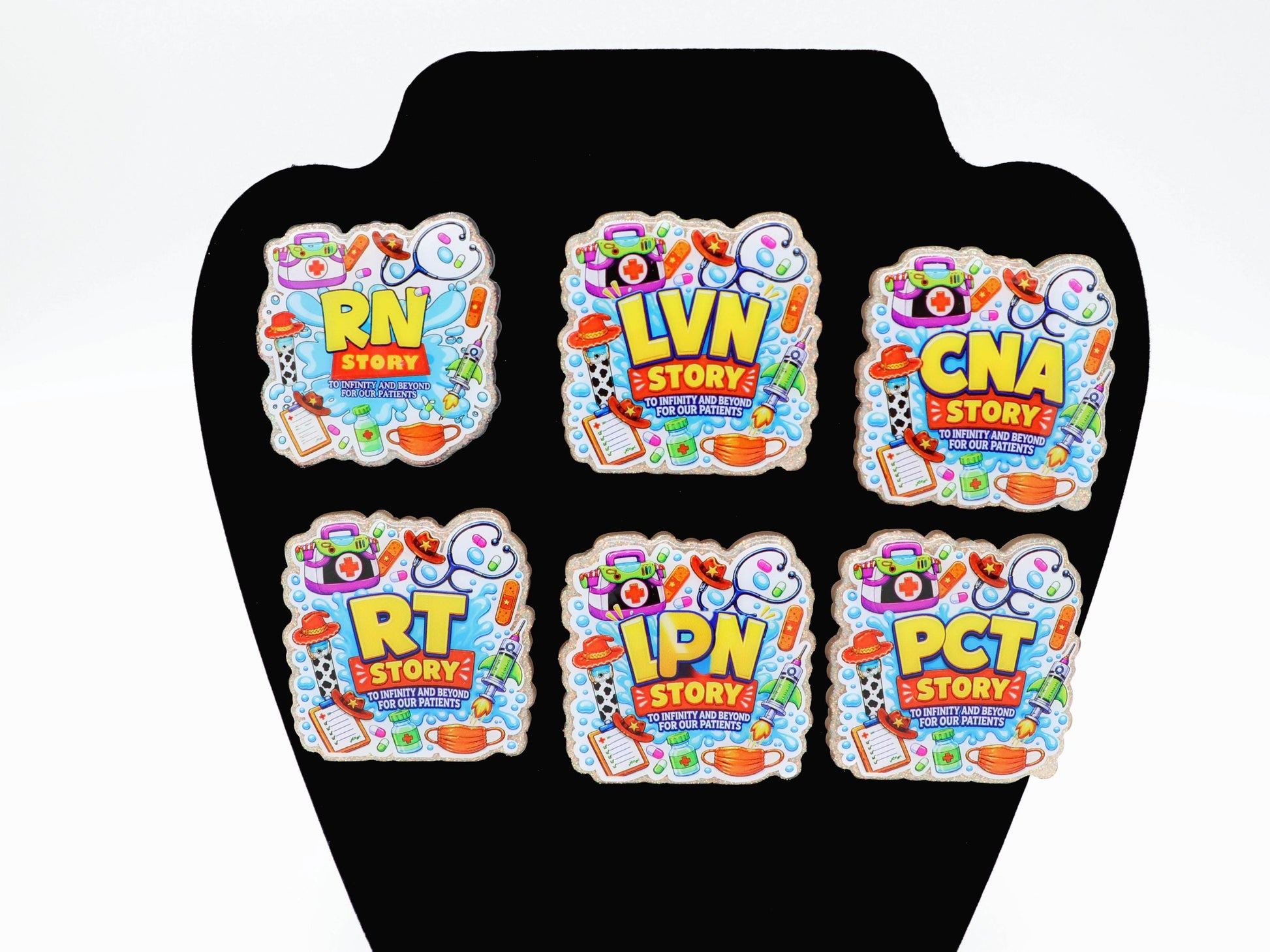 RN Story Badge Reel, Toy Story themed Badge Reel