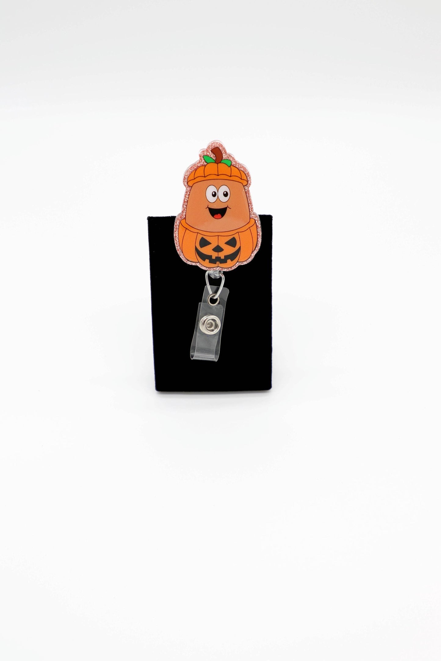 Spooky Nugget Nurse Badge Reel, Retractable ID Clip, Fun Healthcare Worker Gift