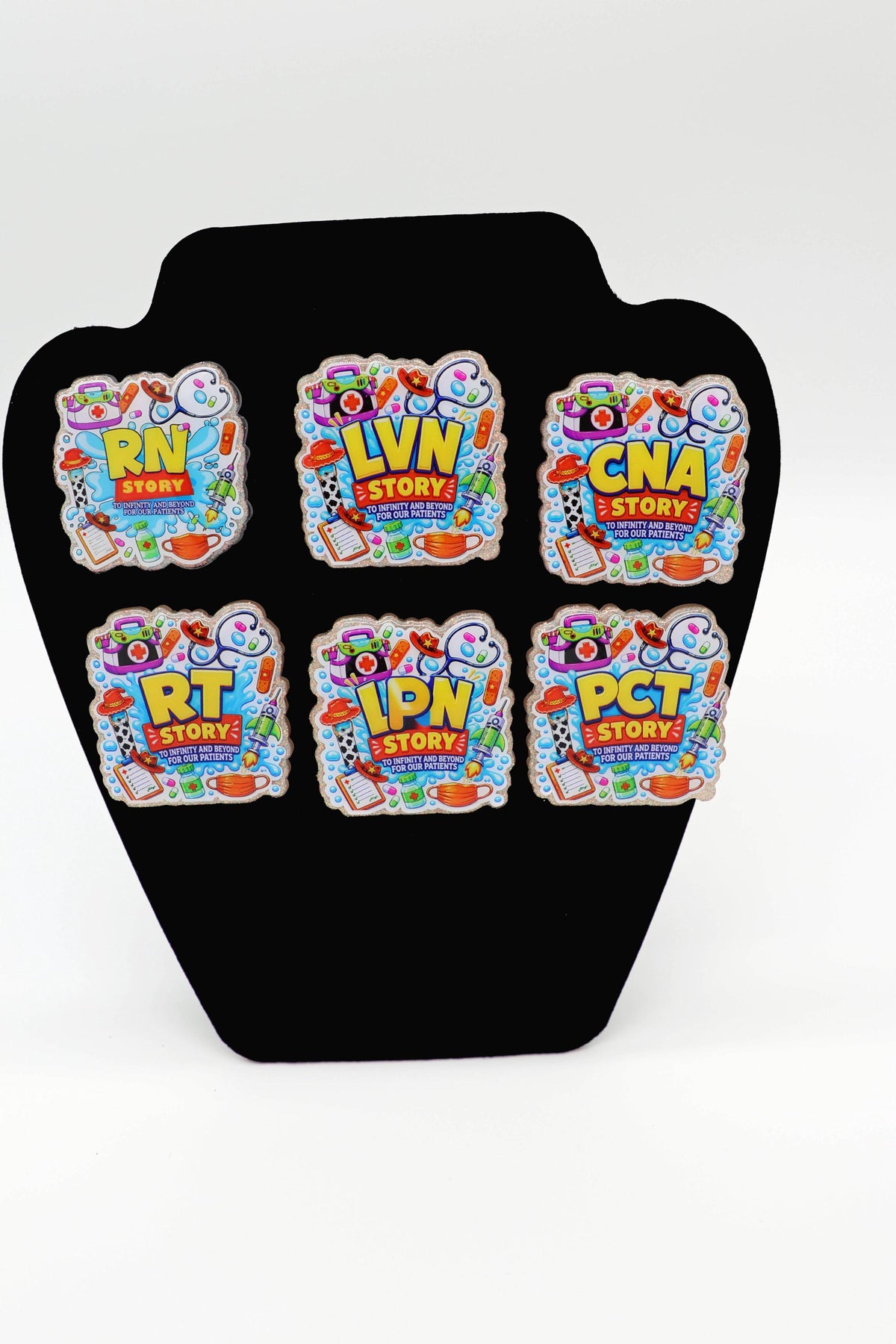 RN Story Badge Reel, Toy Story themed Badge Reel
