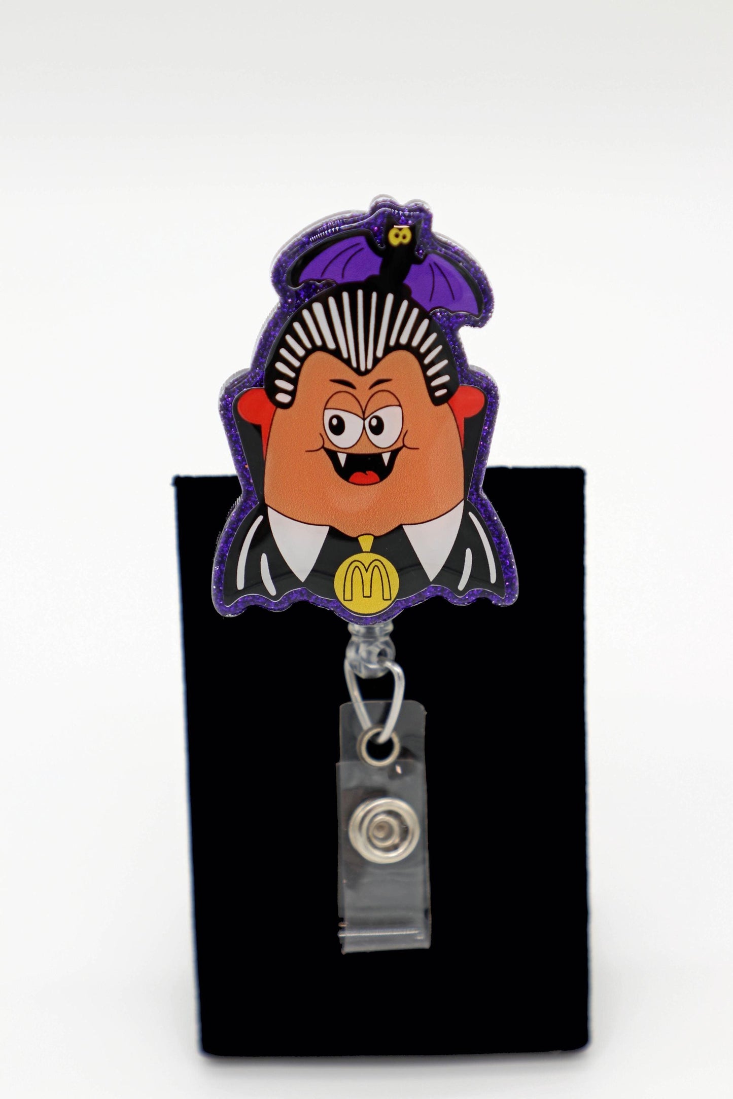 Spooky Nugget Nurse Badge Reel, Retractable ID Clip, Fun Healthcare Worker Gift