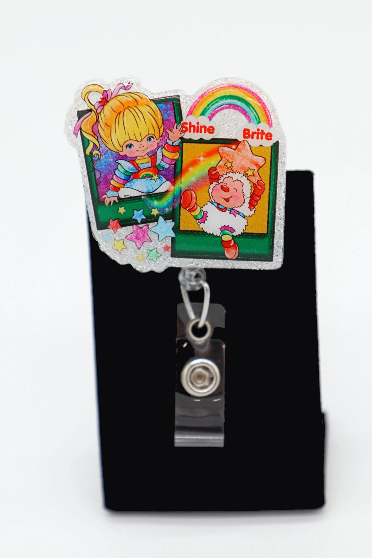 Retro Childhood Badge Holder for RN, 80s Kid Style, Fun Healthcare Accessory